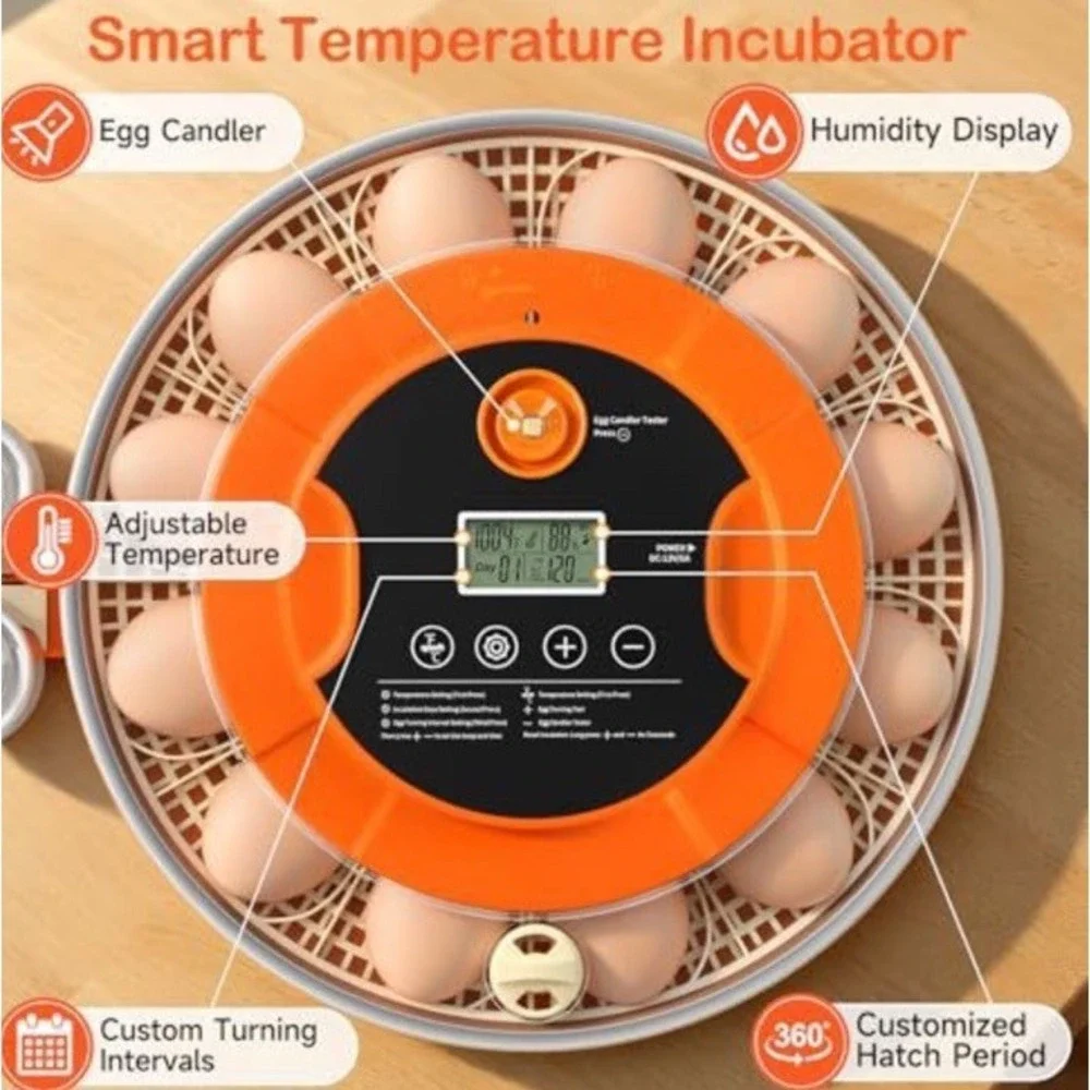 (20)18 Egg Incubators for Hatching Eggs, Automatic Egg Turning and Humidity‎ Cnt
